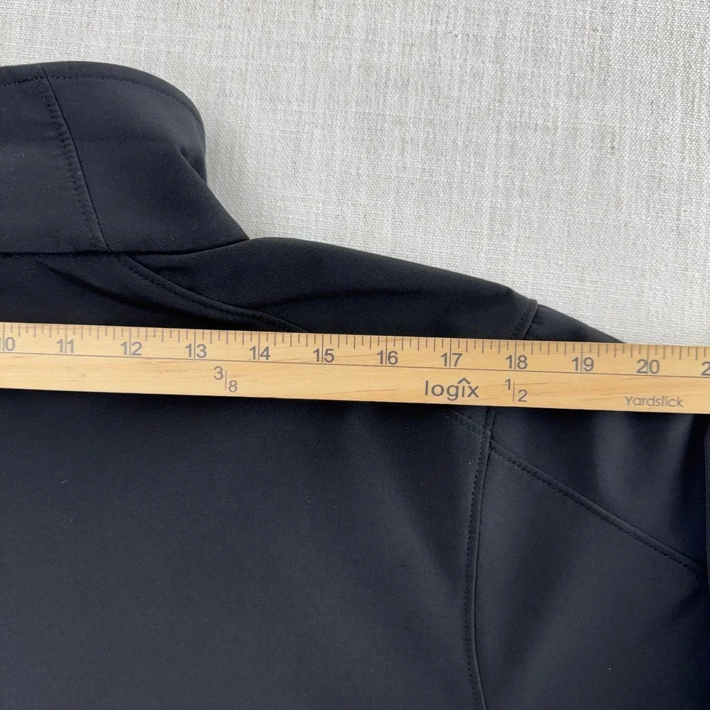 Black Diamond Mens Softshell Fleece Lined Jacket Black Large Full Zip